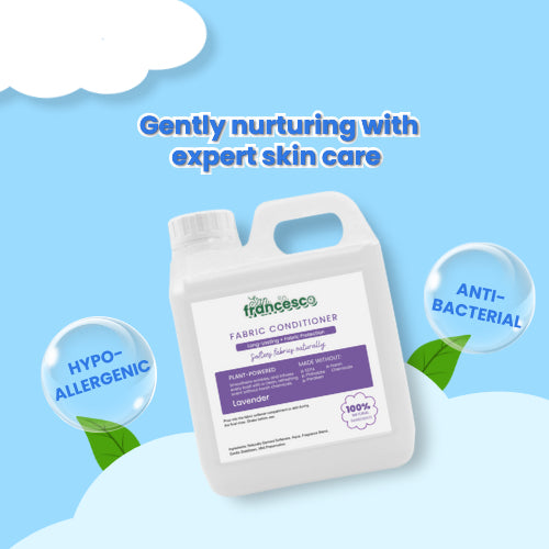 [ 3X MORE CONCENTRATED FABRIC CONDITIONER ] San Francesco Fabric Conditioner with Long-lasting Lavender Scent Fabcon Fabric Protection Liquid Fabric Conditioner for Washing Machine Fabcon for Handwash Heavy Duty Fabric Conditioner