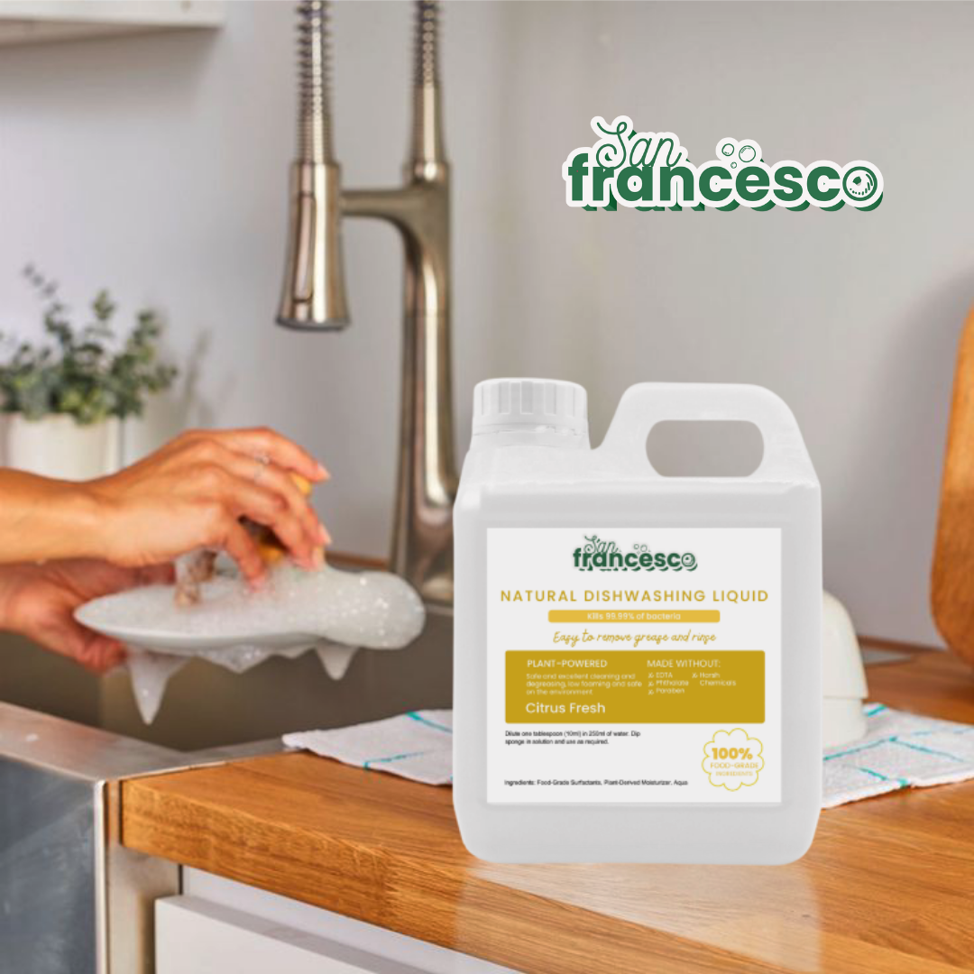 [ DISHWASHING LIQUID WITH MOISTURIZER ] San Francesco 1 Gallon Dishwashing Liquid Hypoallergenic Dishwashing Liquid for Sensitive Skin Dish Washing Liquid 1 Gallon Dishwashing Liquid Gallon Dishwashing Liquid 1 Gallon Dishwashing Liquid Sale