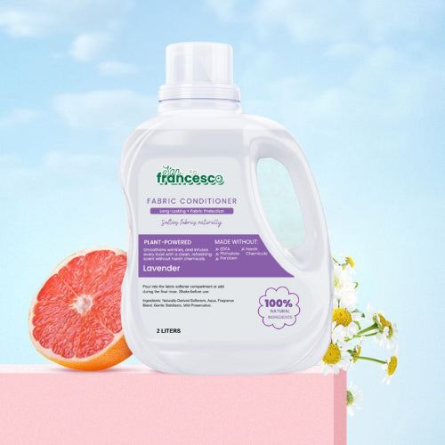 [ 3X MORE CONCENTRATED FABRIC CONDITIONER ] San Francesco Fabric Conditioner with Long-lasting Lavender Scent Fabcon Fabric Protection Liquid Fabric Conditioner for Washing Machine Fabcon for Handwash Heavy Duty Fabric Conditioner